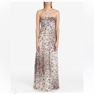 Ted Baker Multicolor Butterfly Print Maxi Dress